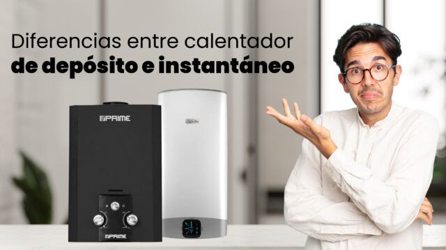 Diferencias entre calentador de depósito e intantáneo