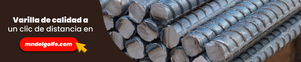 banner de varilla de acero