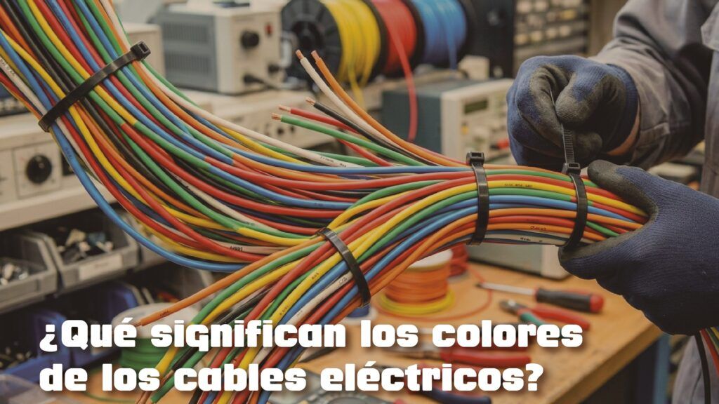 qué significan los colores de los cables eléctricos?