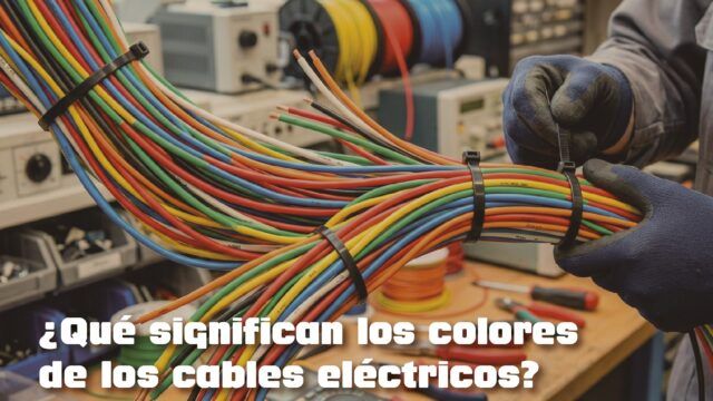 qué significan los colores de los cables eléctricos?