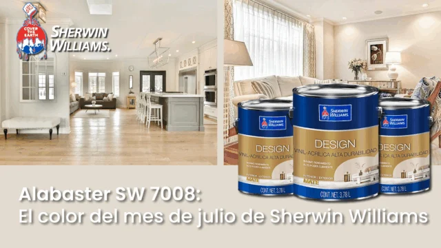 color del mes de Sherwin Williams; Alabastro
