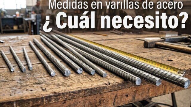 medidas en varillas de acero. Cuál necesito?