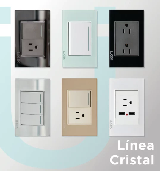 línea Cristal de apagadores Lucek