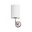 Luminario Led suspendido satinado Romi Estevez bco. cálido 40W