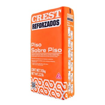 Adhesivo blanco reforzado 10 kg Crest Piso sobre piso