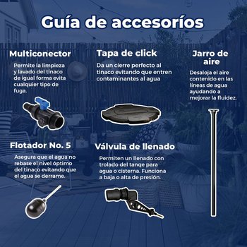 TINACO PLUS BEIGE 0800 L C/HERRAJES Y FILTRO 1.18 X 1.03 2-3 PER