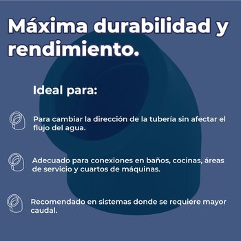 Codo Tuboplus 45 x 1½