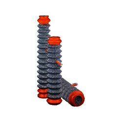 Malla Ciclónica Galvanizada DeAcero 1.75 x 20 ML Cal 13