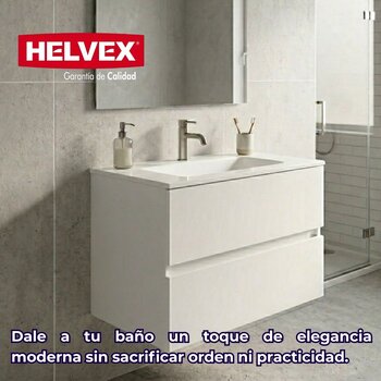 Mueble para baño Primmo 60 Glacé Helvex 2 cajones
