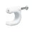 Grapa Curva Cable Coaxial Volteck 20 pz Blanca