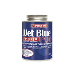 Pegamento Para PVC Presto Wet Blue 236 ML