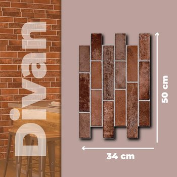 Muro Divana Brown Daltile 34 x 50 cm