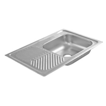 Fregadero M101 marca Eb Técnica 80 x 52 cm Acero Inoxidable