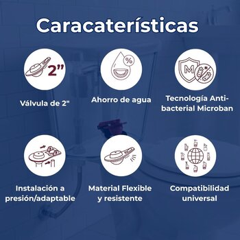 Kit Reparador Válvula de Descarga Para sanitario 2" Fluidmaster