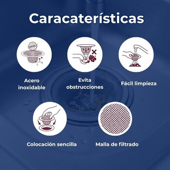 Canastilla Malla Coflex Fregadero