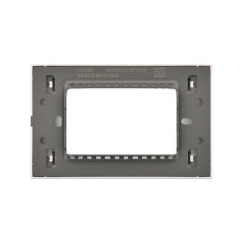 Placa Ciega Lucek Flat Blanco