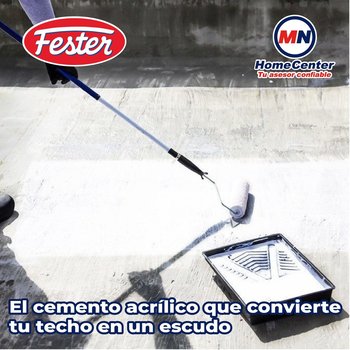 Cemento Acrílico Fester Acriton 4 Lt