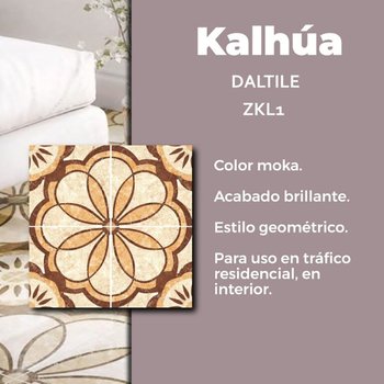 Piso Kalhúa Moka Daltile Optima 37x37 cm
