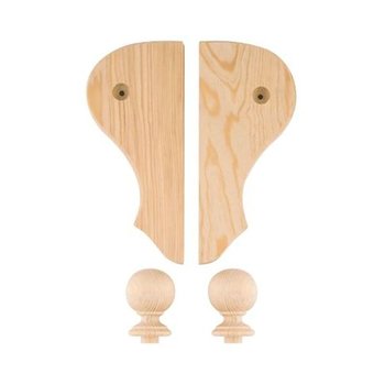 Ménsula Pino 31 mm 1¼ Cortinero Sencillo