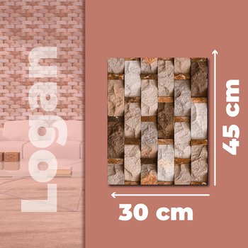 Fachaleta Logan Foncer 30 x 45 cm Brown