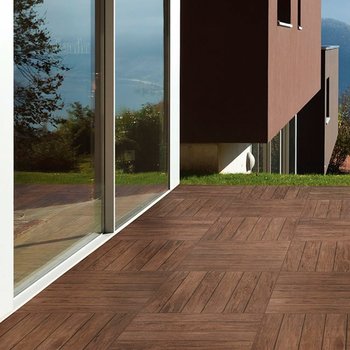 Piso Woodstock Walnut Daltile 45 x 45 cm