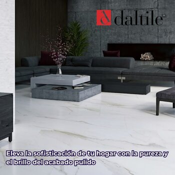 Piso Blanco Etéreo Daltile 80X160 2.56M2 ZET2R