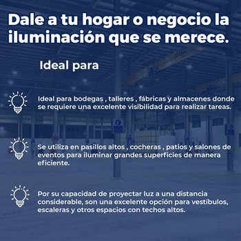 Foco Led Alta Potencia Aksi 50 W Luz Blanca E27