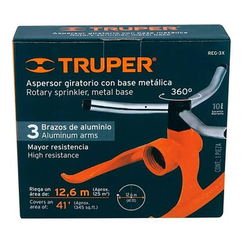 Aspersor Base Metálica 3 Brazos Truper