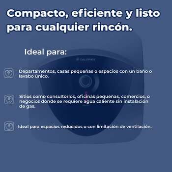 Calentador de Depósito Eléctrico 30 L Calorex Levare 1 Servicio