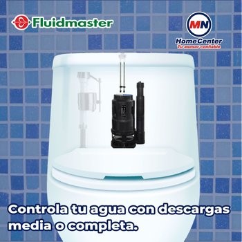 Válvula de Descarga Dual 3" Pulgadas Para Sanitario Una Pieza