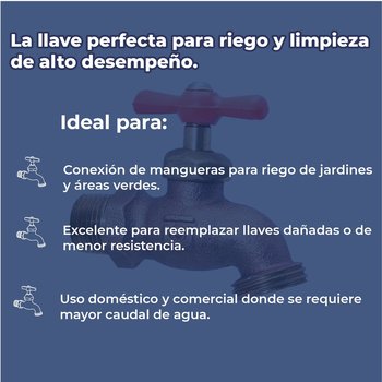 Llave Corta Para Manguera Urrea ¾ pulgadas