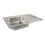 Fregadero M102 marca Eb Técnica 80 x 52 cm Acero Inoxidable