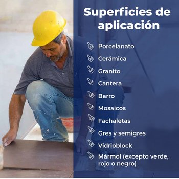 Paquete 7+1 Adhesivo SOLUCION TOTAL blanco 20 KG BEXEL