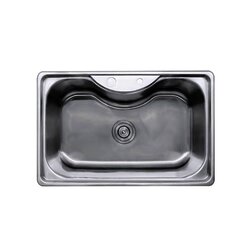 Fregadero Equipado Kele 75 x 48 cm 1 Tarja Empotrar KTS3019A