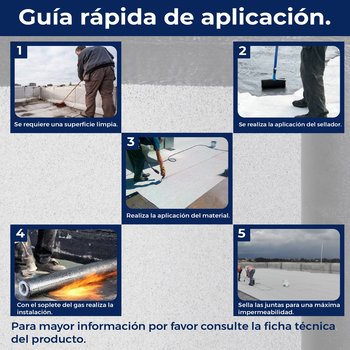 Impermeabilizante Prefabricado Novaply 4.0 FP Gravilla Blanca