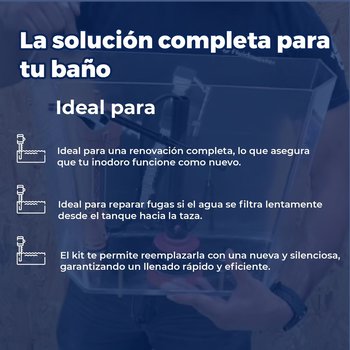 Kit de Reparación Para Sanitario Fluidmaster 2" Pulgadas