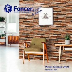 Fachaleta Oviedo Foncer 30 x 45 cm Kinabalu Fachaleta Oviedo Foncer 30 x 45 cm Kinabalu