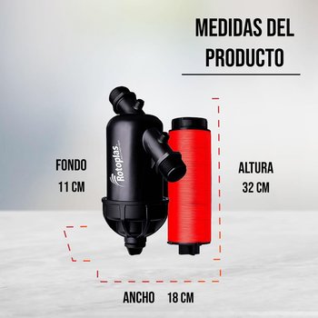 Filtro Lavable de Discos Rotoplas