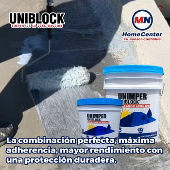 Paquete 3 Cubetas Unimper, Gratis 1 Sellador y Cepillo ixtle