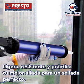 Pistola Para Silicón Tipo Salchicha Translúcida Azul Industrial