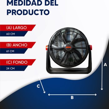Ventilador De Mesa Brisa 20 Pulgadas