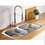 Fregadero A31209BL marca Eb Técnica 80 x 52 cm Línea Alessia