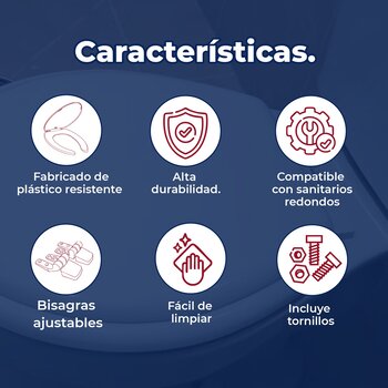 Asiento Para Taza Sanitario Bemis Redondo Blanco 75AR