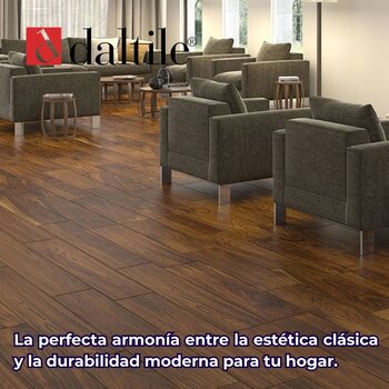 Piso Tipo Madera African Walnut Café Daltile 20x90 cm GAW1