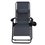 Silla gravity acero y tela gris