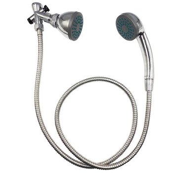 Regadera Manual Rugo sin brazo y Chapeton 44-T