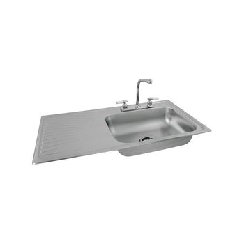 Fregadero K101 marca Eb Técnica 101 x 54 cm Acero Inoxidable