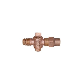 Válvula Inserción Bronce ½ Rugo
