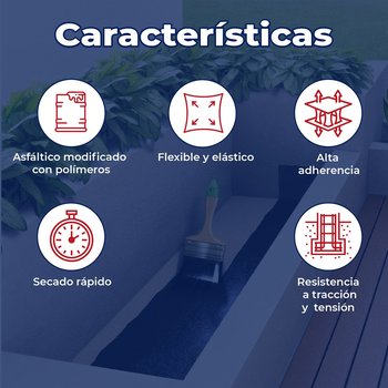 Impermeabilizante Asfaltico Permalastik Pro Negro 4 L