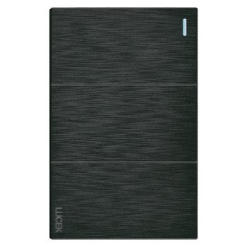 Contacto Placa 3 Sencillos Apagadores Lucek Flat Negro